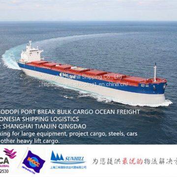 Shanghai to Bahodopi Break Bulk Cargo Freight Rate Indonesia Shipping Logistics