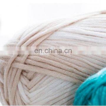 Hot Sale Acrylic and Nylon Blend Worsted Weight Long Space Dyed Fancy Air Yarn photo-3