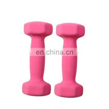 Custom Color Dumbbell Set Vinyl Dipping Soft Neoprene Dumbbell Set Gym Equipment Dumbbell Set