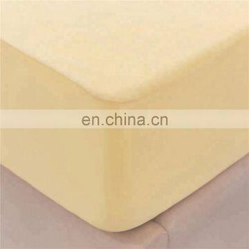 Cotton Terry Yellow Mattress Protector Cover Fitted Sheet Waterproof photo-5