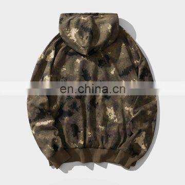 Wholesale Custom Plain Pullover Camouflage Hoodie photo-3