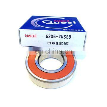 liaocheng supply washing machine used ceramic ball 6206 2rs zz nachi deep groove bearing size 30x62x16