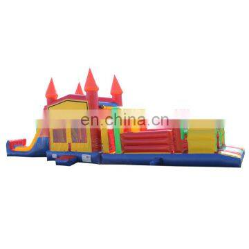 Kids Inflatable Bounce House Commercial Obstacle Course For Sale