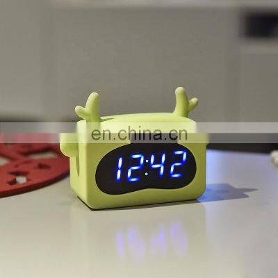Wholesale Kids Wake up Light Mini Alarm Clock Cool Digital Clock for Children photo-2