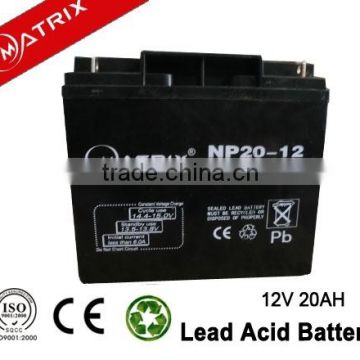 AGM 12v Smf Battery 20ah for solar energy system