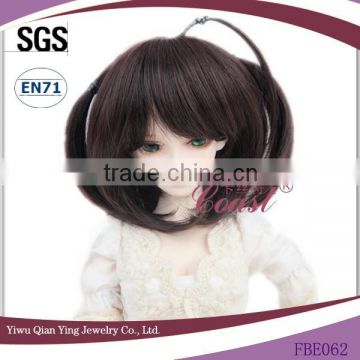 most popular high quality short brown doll hair