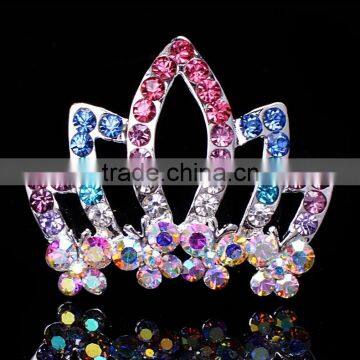 2015 new model FZ-040 bridal wedding hair tiara crown wholesale