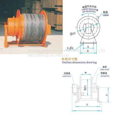 Spring Type Cable Drum Multiple Options for Lifting Electromagnet photo-2