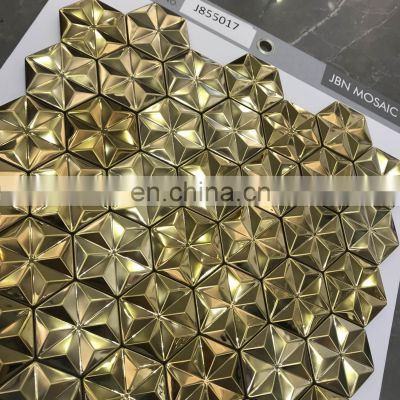 JBN New Design Metallic mosaic tile for bathroom and kitchen wall decoration mosaic