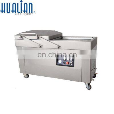 HVC-610S/2A-G Hualian Bag Packing Sealing Sealer Vacuum Machine Portable Nitrogen Gas Flushing Double Chamber Food Plastic 1000