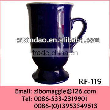 Hot Sale Zibo Made Glazed Ceramic Beer Promotion Mug Price Not Expensive