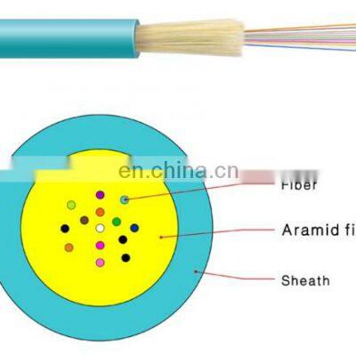 Multimode indoor fiber optic cable OM3 OM4 OM5 optical fiber 6 12 24 strand