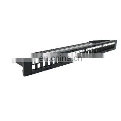 MT-4212 New Product Detachable 1U 24port 19 Inch Blank Patch Panel With Cable Manger photo-3