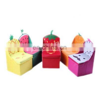 New Design Foldable Chair Storage Box Chest Organizer Bins for Kids Pet Toys Books Cars and Accessories photo-2