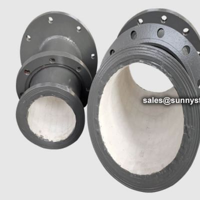 Wear Resistant Ceramic Lined Pipe Fitting