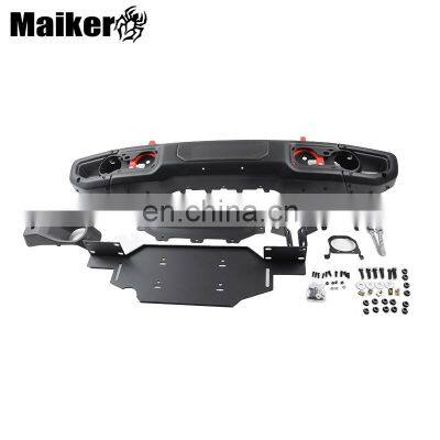 Steel 10th Anniversary Front Bumper For Jeep Wrangler JL Accessories Corner Sensor Hole Open Bumper photo-2