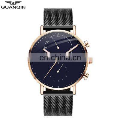 GUANQIN GS19101 Luxury Quartz Men Branded Wrist Watches Stainless Steel Nice Men Watch Custom OEM Logo photo-5