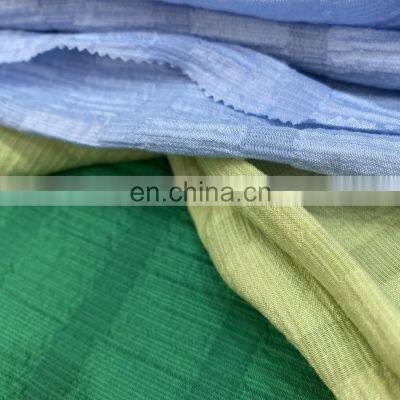 Stocklot Garment Breathable Seersucker Rayon Plain Dyed Fabric by the Yard photo-4