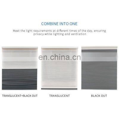 Custom Dual Cell Light Filtering Honeycomb Blinds Blackout Shade Cellular Honeycomb Shade Wifi Smart