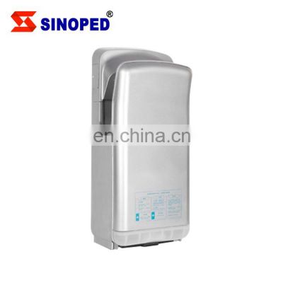 ABS high speed automatic electric dual JET air uv light hand dryer