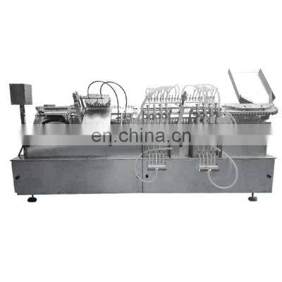 5-10ml Single nozzle peristaltic pump cosmetic glass ampoule filling and sealing machine with PLC