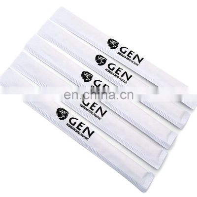 Disposable Bamboo Chinese Chopsticks with Customized Logo Design Wrapper Quality Chop Sticks