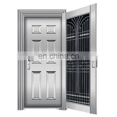 New Design Office Wrought Iron Stainless Steel Security Doors