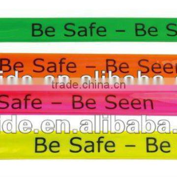 reflective safety armband slap band EN13356