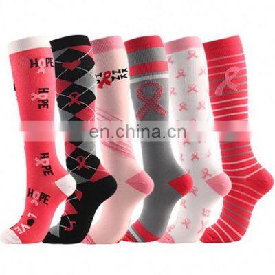 Men Women Varicose Athletic Fun Stocking Running Medical Animal Fruit Plus Size Compression Socks