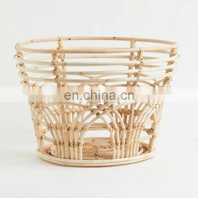 Hot Sale Big Rattan Laundry Basket Wicker Storage Basket for Home Storage Decoration Wholesale