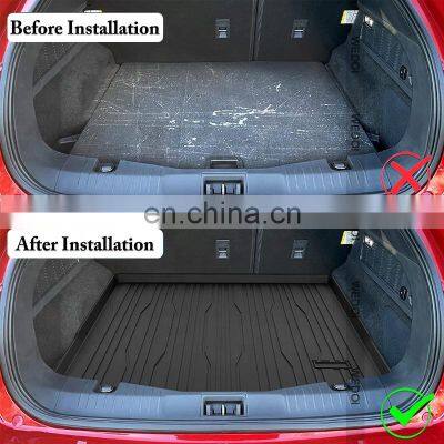 Floor Trunk Mat Carpet Factory Wholesale TPE Custom Fit For ID4 CROZZ Protective Floor Mat 3PCS Waterproof Car Truck Custom