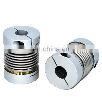 Metal Bellows Clamp Type Spring Flexible Shaft Coupling For Step Motor photo-5