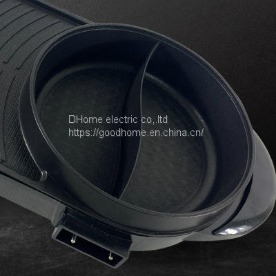 Mandarin Duck Hot Pot/Roast Pork and Rinse Roast Integrated Pot/Multi Functional Cooking Electric Hot Pot（Wechat:13510231336） photo-4