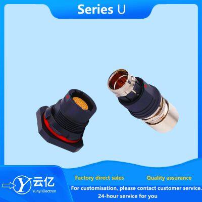 Push-pull Self-locking Connector U Series Metal Waterproof Aviation Plug Socket photo-4