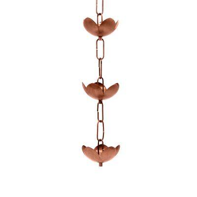 Copper Rain Chains Kosari-toi