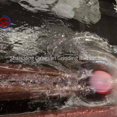 OEM&ODM Factory High Manganese Forged Steel Balls Grinding Media Ball Forged Grinding Ball for Mining photo-3