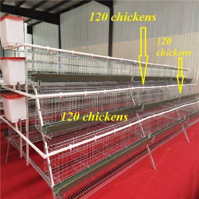 Broiler cage / three story two door three-dimensional chicken cage / chicken cage