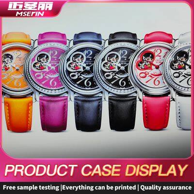 Сервис печати на кожаных часах по индивидуальному заказу