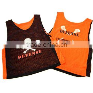 100% full sublimation mesh fabric lacrosse reversible singlet