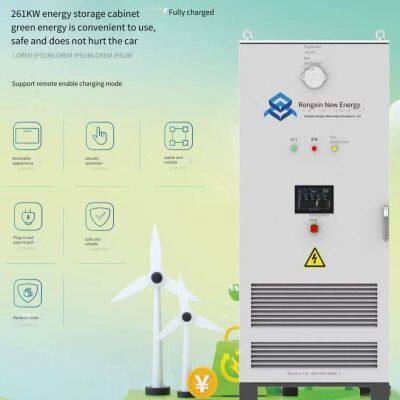 Intelligent Industrial and Commercial Energy Storage Cabinet, 261kwh Liquid-cooled Energy Storage All-in-one Machine for Wind, Photovoltaic and Kinetic Energy Power Station Investment and Construction