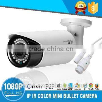 Best Selling Products H.264 2.0MP SONY 322 CMOS Sensor HD IP Color IR Bullet CCTV Camera