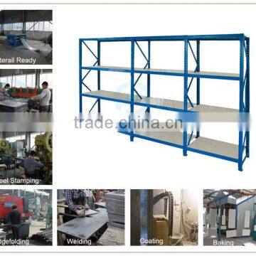 High End Shelf Metal Furniture 4 Tier Supermarket Steel Storage System Quality Choice photo-3