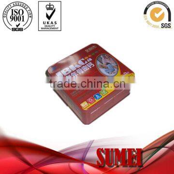 calcium tablet tin box