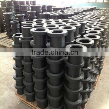 imported raw material high quality HDPE pipe fitting 50-110mm flange