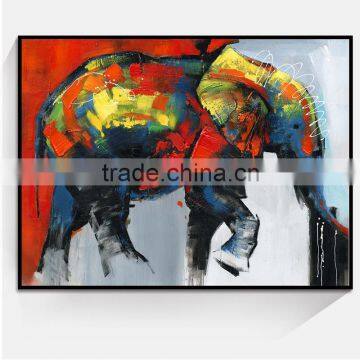 JC Wholesale Home Decoration Elephant Mould Animal Canvas Art Painting For Living Room ANI-10b