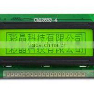 128X32 lcd module support serial parallel interface with built-in Chinese character