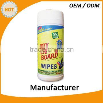 40pcs nonwoven dry wipes in barrel