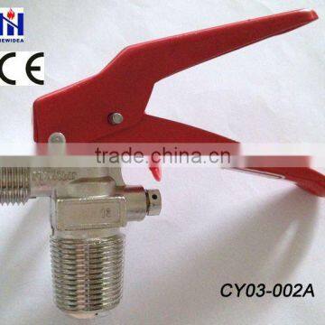 CO2 extingusher cylinder valve