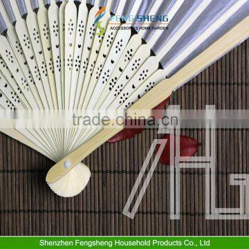 Bamboo Silk Fan Hand Folding Fans Wedding Gifts Souvenirs photo-4