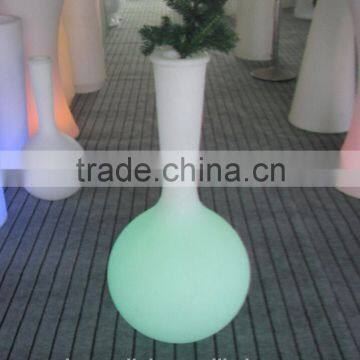 New PE plastic Flowerpot with LED light YXF-5210